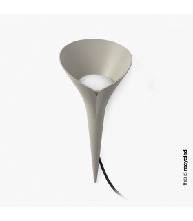 Leaf Grey Spike Lamp IP44-1