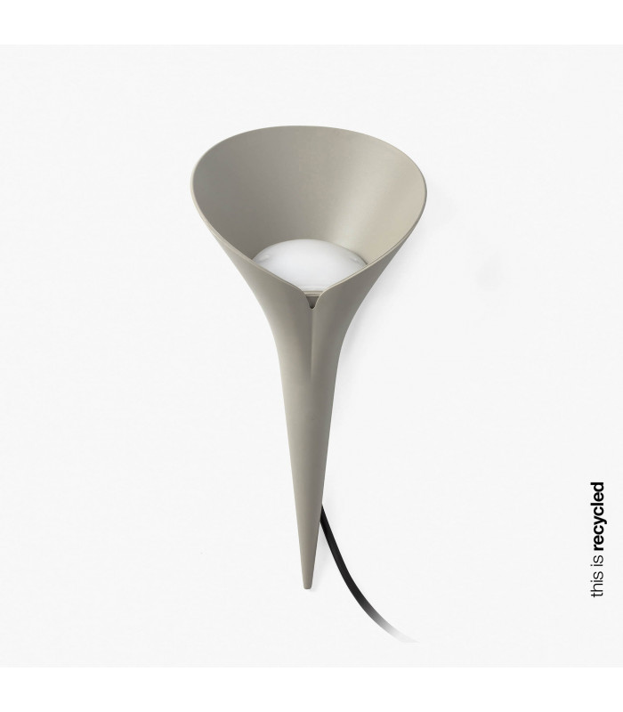 Leaf Grey Spike Lamp IP44-1