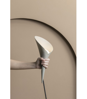 Leaf Grey Spike Lamp IP44-2