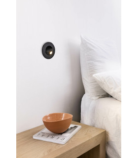 Click Black Recessed Lamp 3.3W 2700K-2