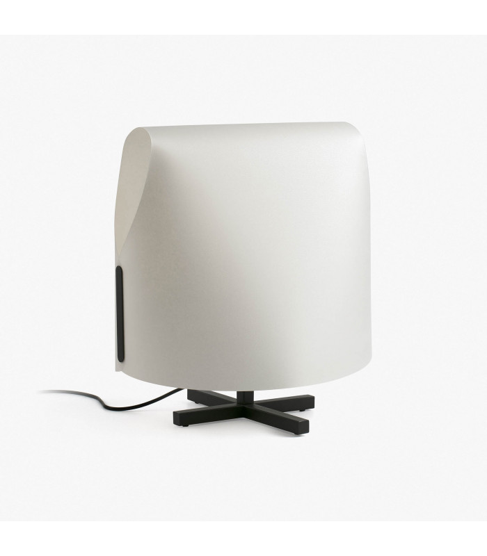 Luang Medium Black Beige Table Lamp-1
