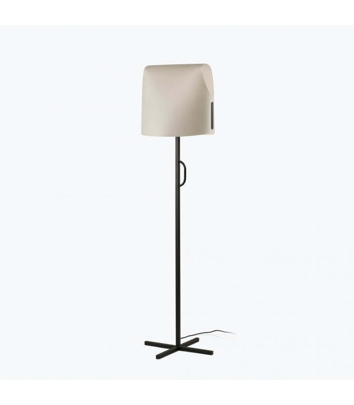 Luang Black Beige Floor Lamp-1