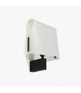 Luang Black Beige Wall Lamp-1