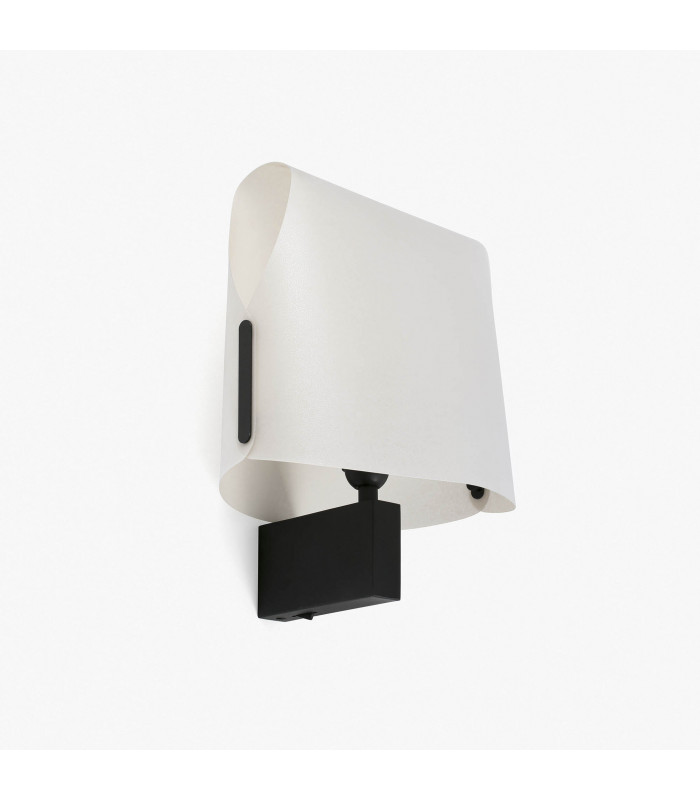 Luang Black Beige Wall Lamp-1