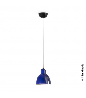 Venice Cobalt Blue Dome Pendant Lamp-1