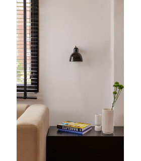 Venice White Dome Wall Lamp Cobalt Blue-2