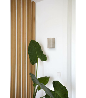 Otton Rectangle Jute Up Down Wall Lamp Vertical-2