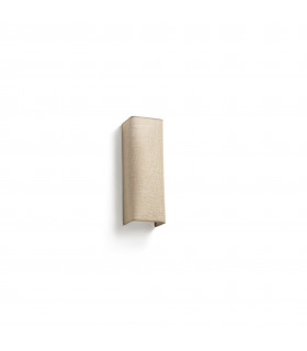 Otton Rectangle Jute Up Down Wall Lamp Vertical 2 Light-1