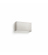 Otton Rectangle Horizontal Linen Wall Lamp 2L-1