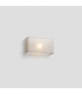 Otton Rectangle Horizontal Linen Wall Lamp 2L-2