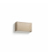 Otton Rectangle Horizontal Jute Wall Lamp 2L-1