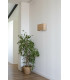 Otton Rectangle Horizontal Jute Wall Lamp 2L-2