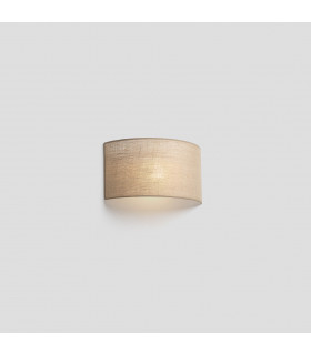 Otton Horizontal Round Jute Wall Lamp 2L-2