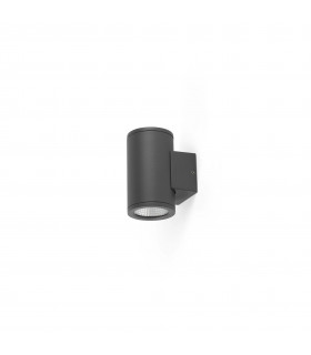 Tond 2 Light Dark Grey LED Wall Lamp 3000K 2x6W 3000K IP54-1