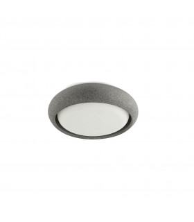 Anga 240 Dark Grey LED Ceiling Lamp 18W 2700K IP44-1