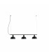 Tatawin Lineal Small Black Lineal Dome Pendant Lamp-1