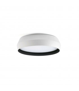 Shoku 350 White Black Wall / Ceiling Lamp 24W 2700K-1