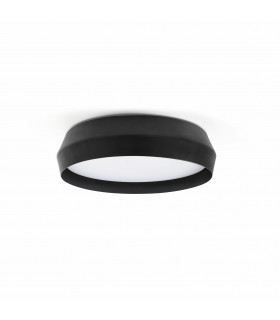 Shoku 350 Black Black Wall / Ceiling Lamp 24W 2700K-1