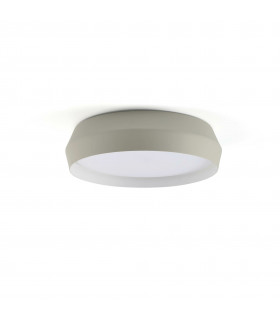 Shoku 350 Grey White Wall / Ceiling Lamp 24W 2700K-1