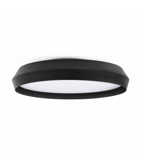 Shoku 600 Black Black Wall / Ceiling Lamp 40W 2700K-1