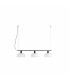 Tatawin Medium White Linear Bar Pendant Lamp-1