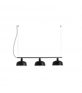 Tatawin Medium Black Linear Bar Pendant Lamp-1
