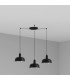Tatawin Small 3 Light Black Cluster Drop Pendant Lamp-1
