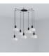 Tatawin Small 7 Light White Cluster Drop Pendant Lamp-1