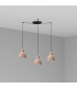 Venice 3 Light Pink Cluster Drop Pendant Lamp-1