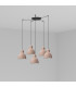 Venice 5 Light Pink Cluster Drop Pendant Lamp-1
