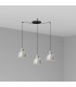 Venice 3 Light Cluster Drop Stripes Pendant Lamp-1