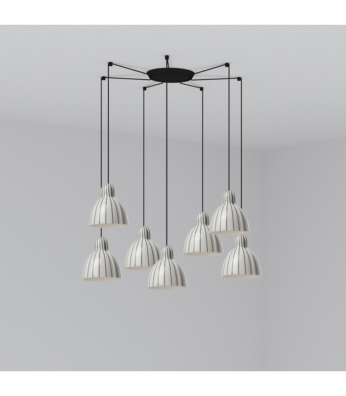 Venice 7 Light Stripes Pendant Lamp-1