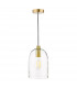 Archie Pendant Ceiling Light Satin Bronze Glass-2