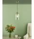 Archie Pendant Ceiling Light Satin Bronze Glass-4
