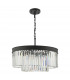 Celeus 6 Light Chandelier Anthracite & Crystal-2