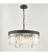 Celeus 6 Light Chandelier Anthracite & Crystal-5
