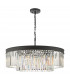 Celeus 8 Light Chandelier Anthracite & Crystal-1