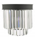 Celeus 2 Light Wall Light Anthracite & Crystal-2