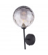Cohen Wall Light Matt Black Smoked Dimpled 150mm Glass-3