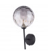 Cohen Wall Light Matt Black Smoked Dimpled 150mm Glass-4