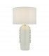 Dolce Table Lamp White Ceramic With Shade-1