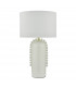 Dolce Table Lamp White Ceramic With Shade-2