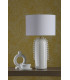 Dolce Table Lamp White Ceramic With Shade-7
