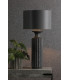 Dugan Table Lamp Black Volcanic Glaze With Shade-3