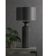 Dugan Table Lamp Black Volcanic Glaze With Shade-4