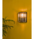 Naeva 2 Light Wall Light Matt Black Glass-5