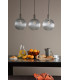 Nikolas Pendant Ceiling Light Natural Solid Brass Ribbed Round Glass-7