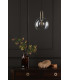 Nikolas Pendant Ceiling Light Natural Solid Brass Round Clear Glass-5