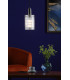 Nikolas Pendant Ceiling Light Polished Nickel Ribbed Cylinder Glass-3