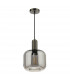 Nikolas Pendant Ceiling Light Polished Nickel Smoked Rounded Cuboid Glass-2